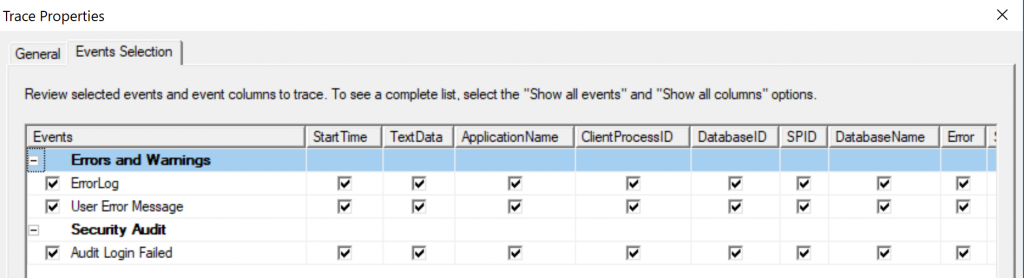 A completed SQL Profiler trace template to narrow down 18456 errors.